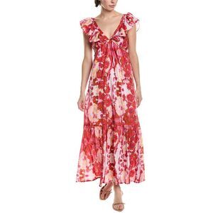 Ro's Garden Womens Ro’S Garden Jasmin Maxi Dress, Pink